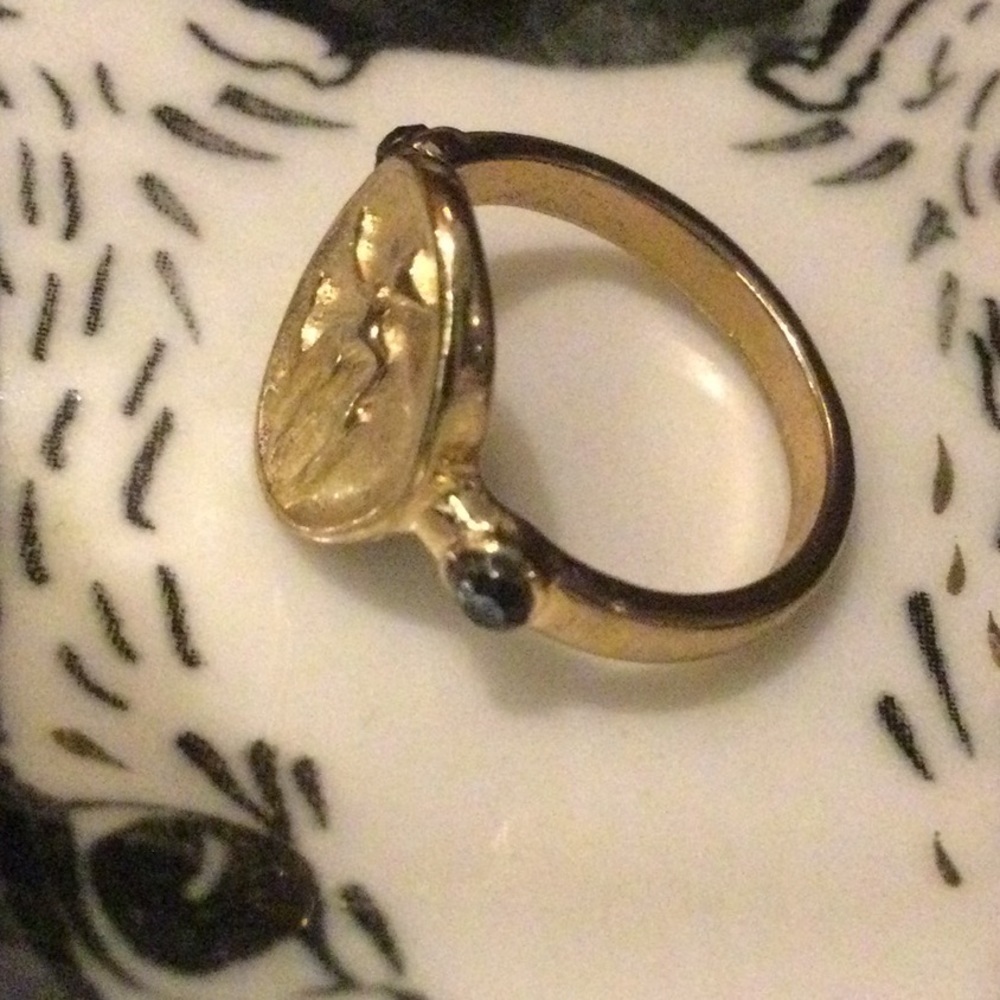 NEW Free People Egyptian Goddess Signet Ring - Picture 4 of 6